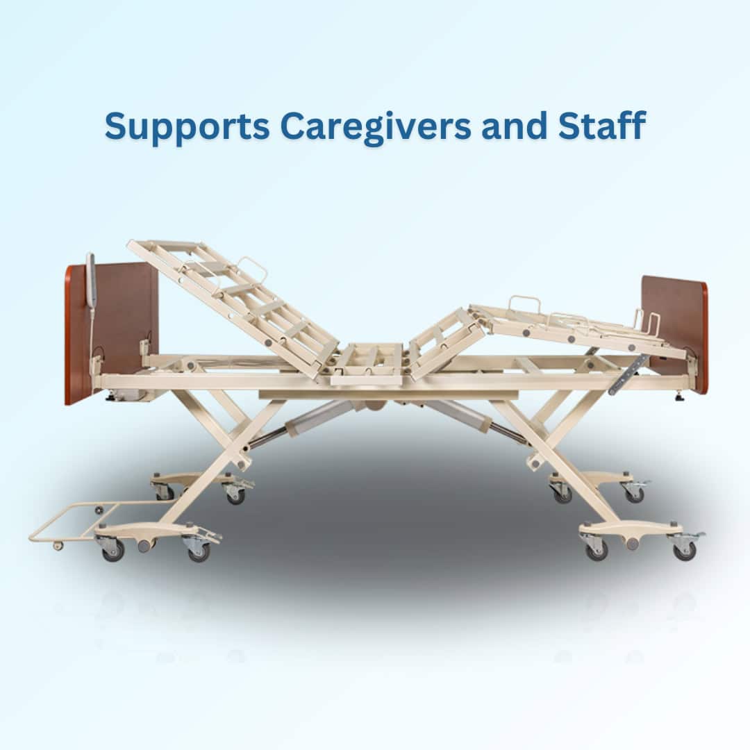 Dynarex DB600 Bariatric HD Long-Term Care Bed - 42" to 54" Width & 80" to 88" Length - Image 5
