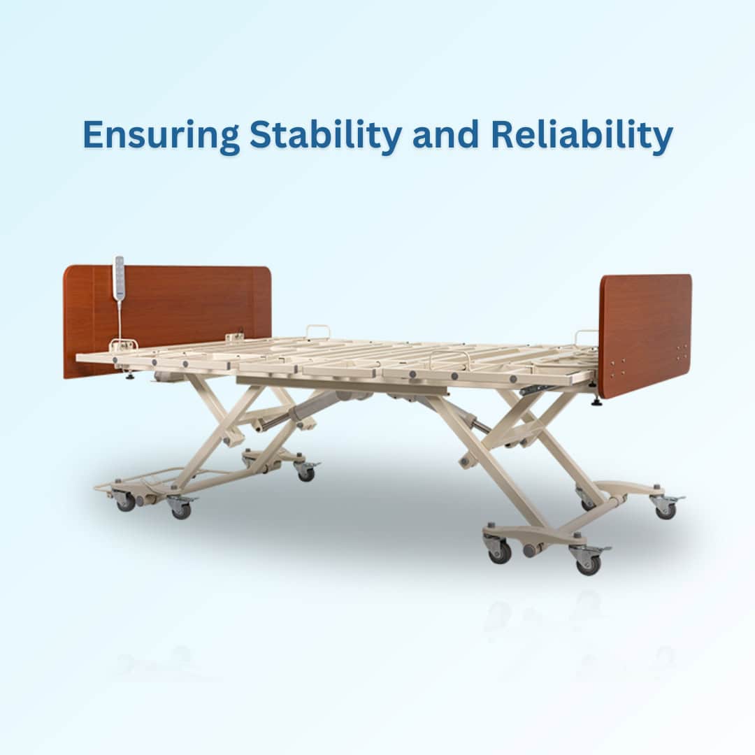 Dynarex DB600 Bariatric HD Long-Term Care Bed - 42" to 54" Width & 80" to 88" Length - Image 6