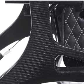 Nitro Elite Carbon Fiber Super Light Rollator -  User Height 5'2" to 6'1" - Image 3