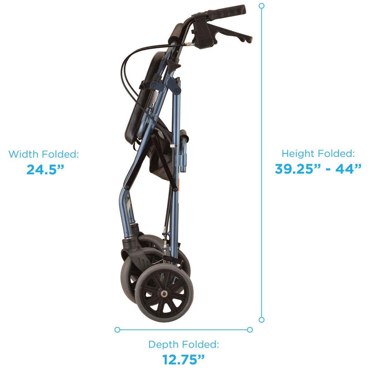 Nova Zoom 24 Rolling Walker — User Height 5'5" to 6'2" - Image 3