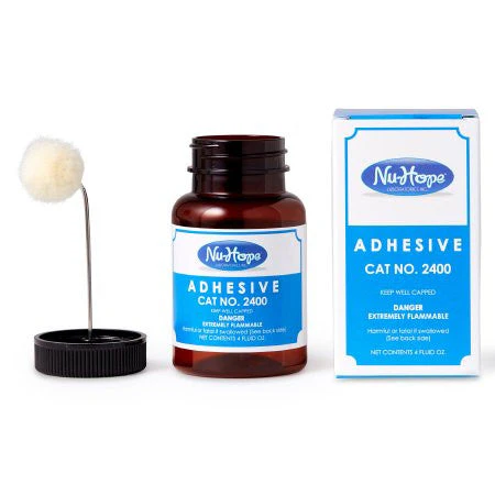 Nu-Hope Adhesive, 4 oz Bottle with Applicator Cap