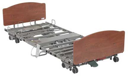 Prime Care P903 Long Term Care Low Bed, Adjustable Length & Trendelenburg Option 36" & 42" Width - Image 3