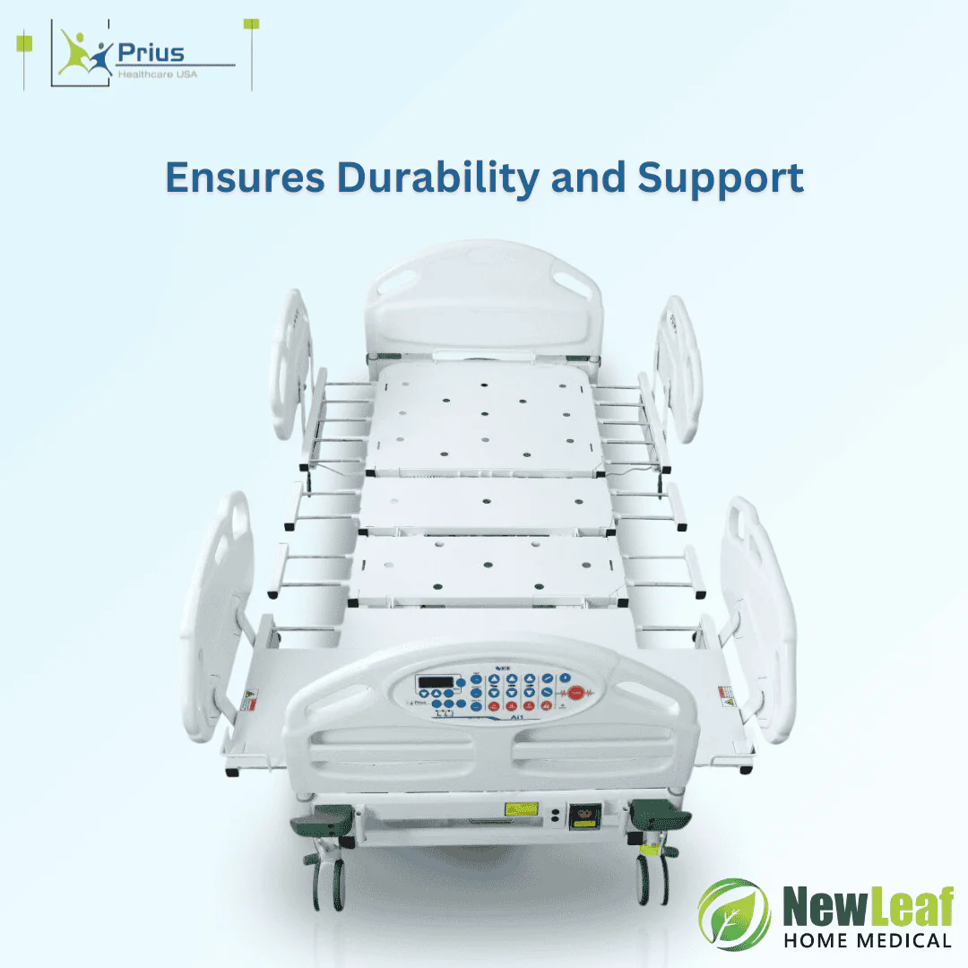 Prius AI1 Premium Bariatric Expandable Hospital Bed w/ Built-in Scale & Trendelenburg - Image 3