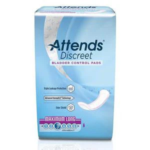 Sample of Attends Discreet Pads - Moderate Absorbency