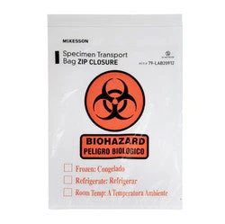 Specimen Transport Bag with Document Pouch - 6" x 9" (Case of 1000) - Image 2