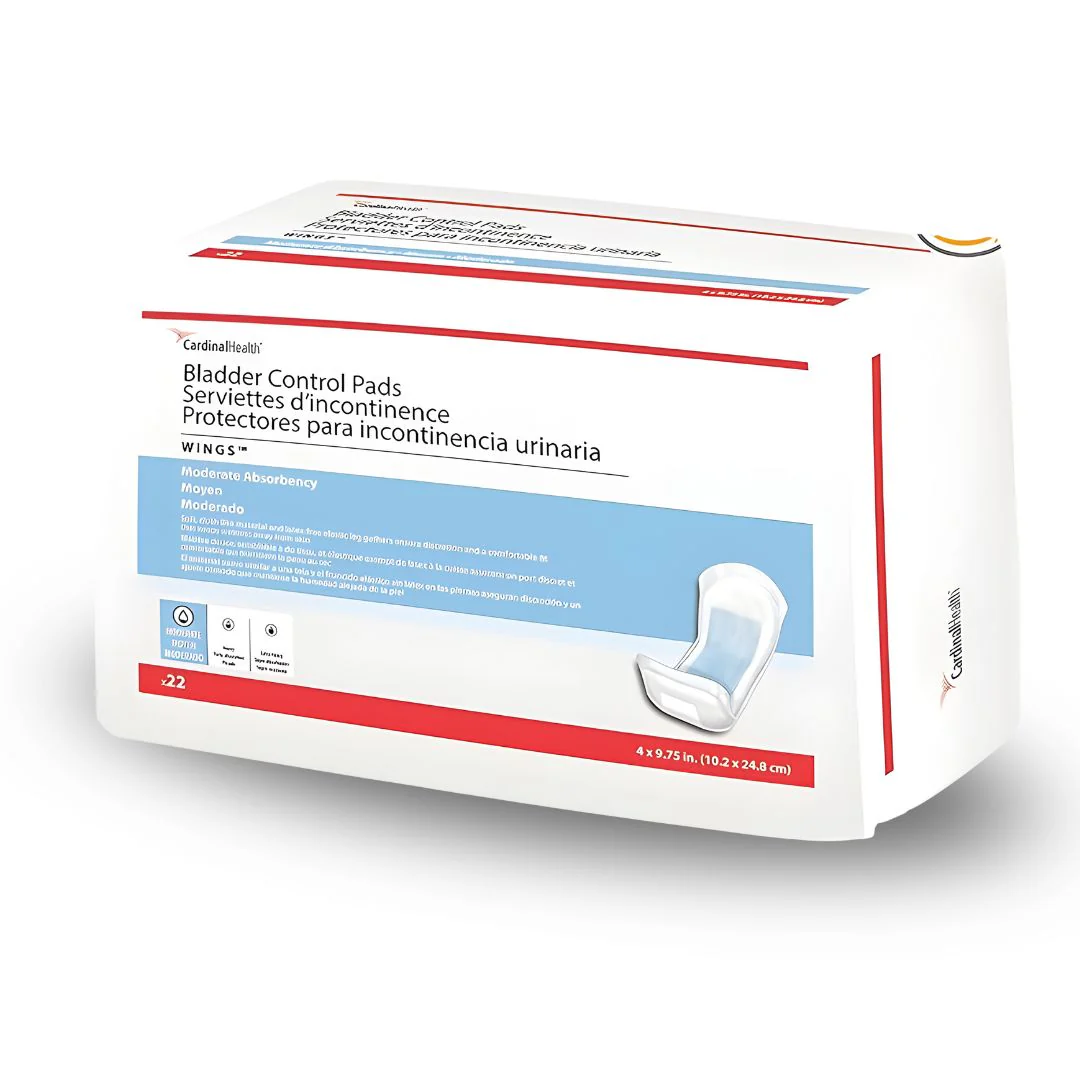 Cardinal Health, Sure Care Night-time Bladder Control Pad, 4 x 12½ Inch (Pack of 16)