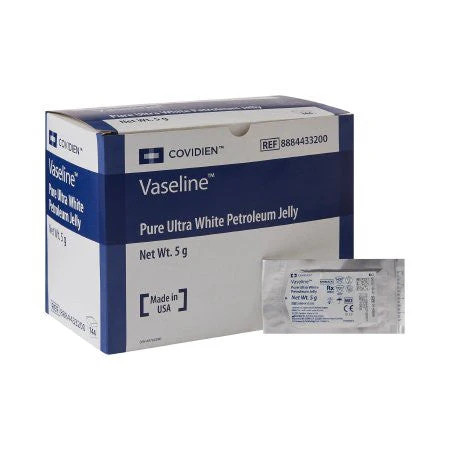 Vaseline Petroleum Jelly, 5 g, Sterile (Case of 576)