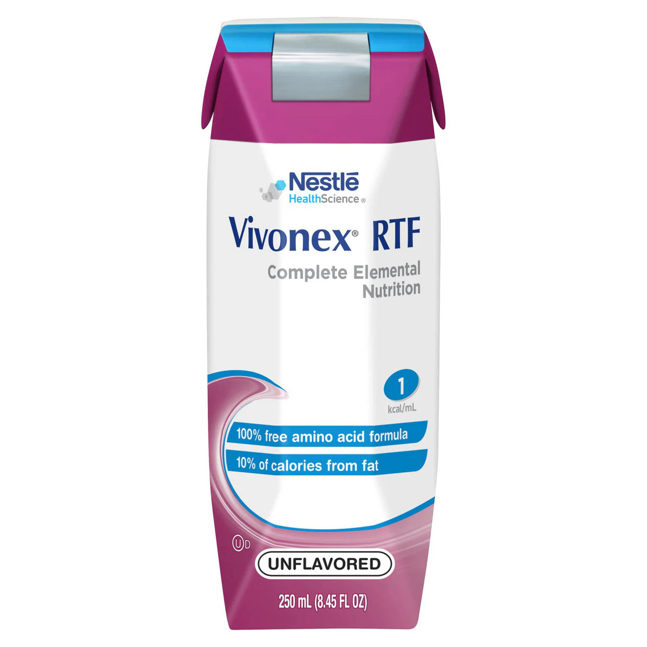 Vivonex® RTF Tube Feeding Formula Unflavored Liquid 250 mL Carton