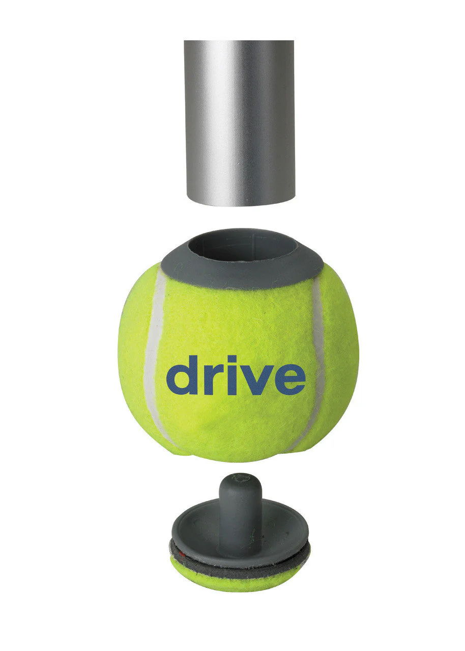 Walker Rear Tennis Ball Glides with Additional Glide Pads (Pair) - Image 3